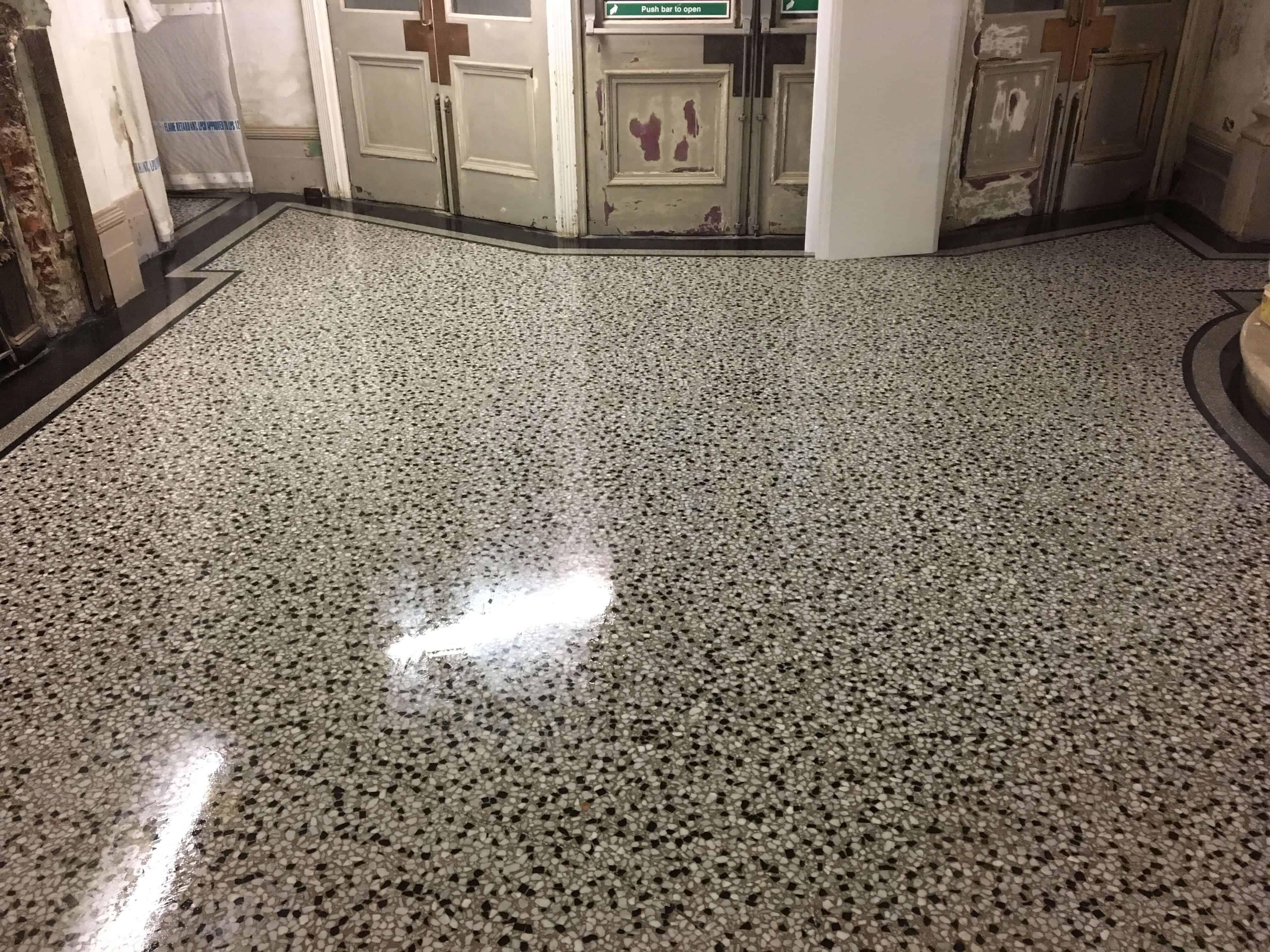 Terrazzo floor restoration
