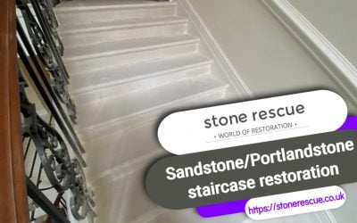 Sandstone/Portland stone staircase restoration