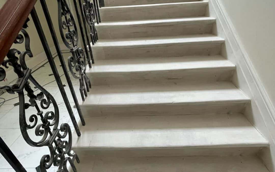 Sandstone stairs restoration